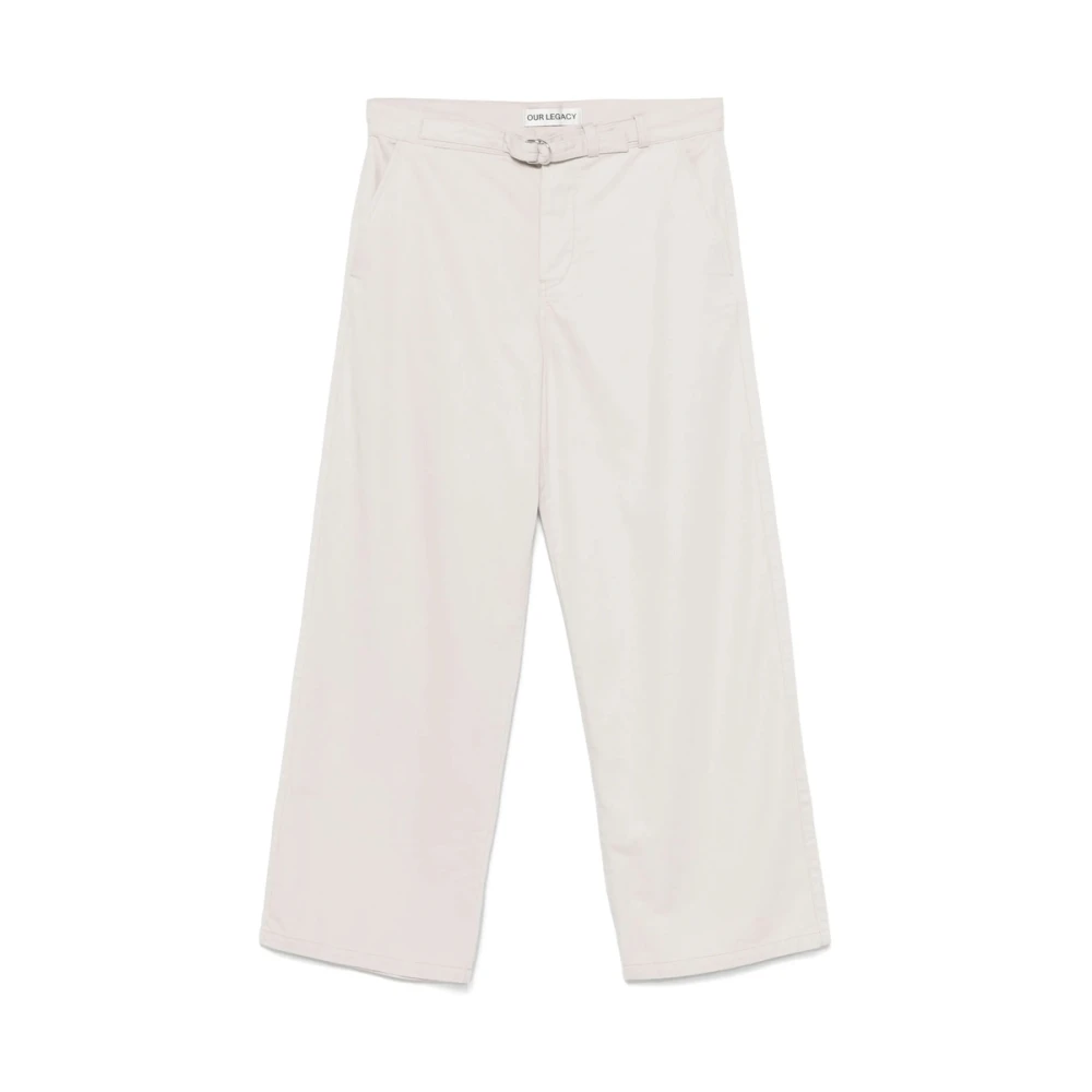 Our Legacy Beige D-Ring Riem Broek Beige Heren