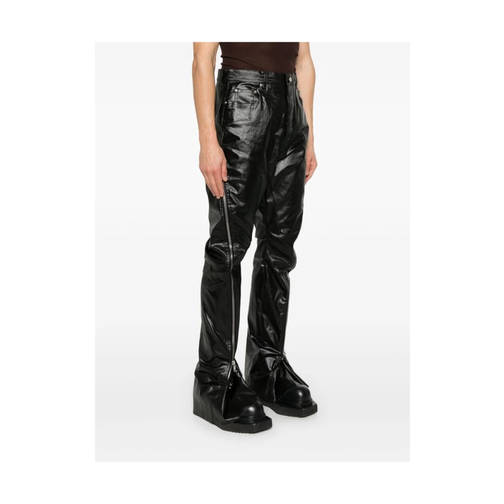 Rick Owens Wijde broek Black Heren