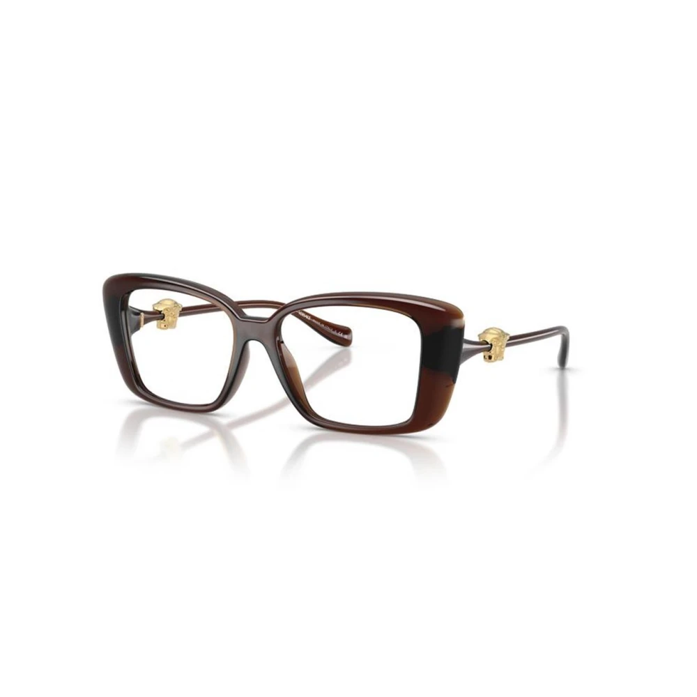Versace Brown Woman Ve3385u 5547 Optical Frames Injected Squared Normal - Image 3