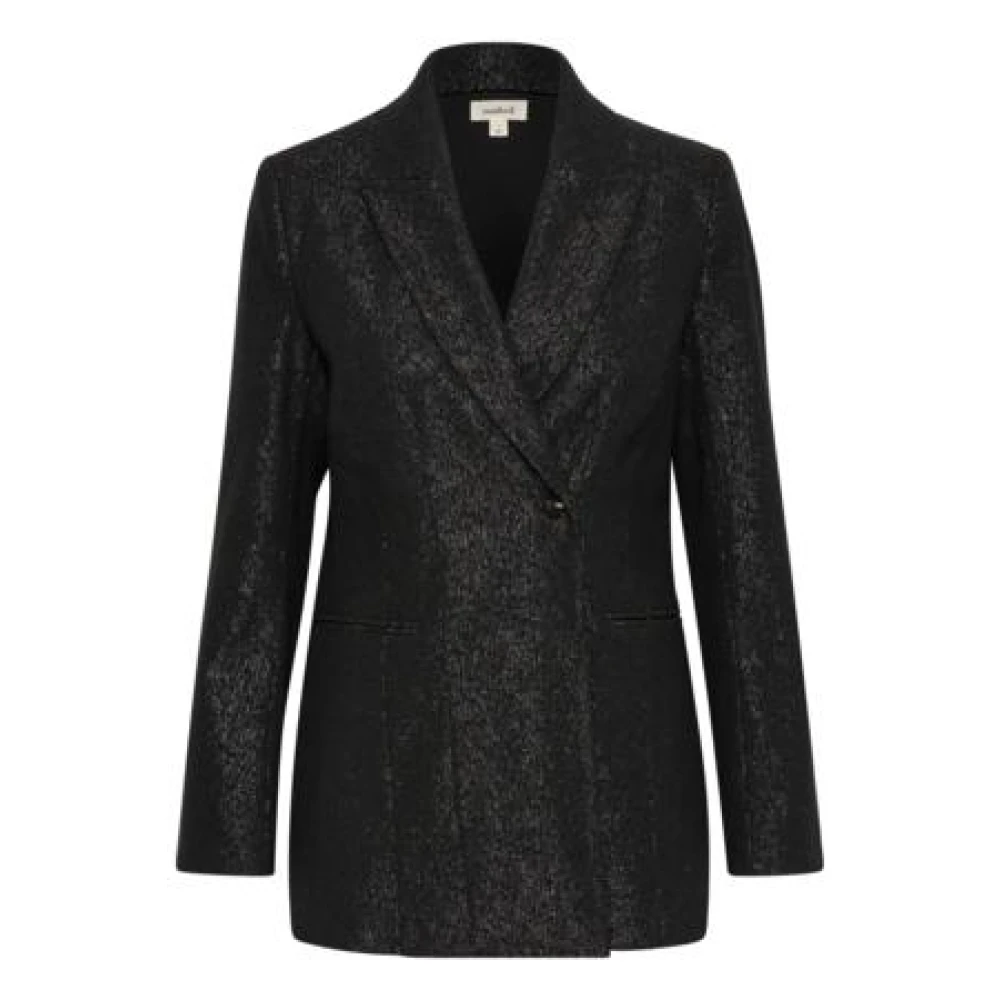 Soaked in Luxury Elegante blazer Cahlina voor vrouwen Black Dames