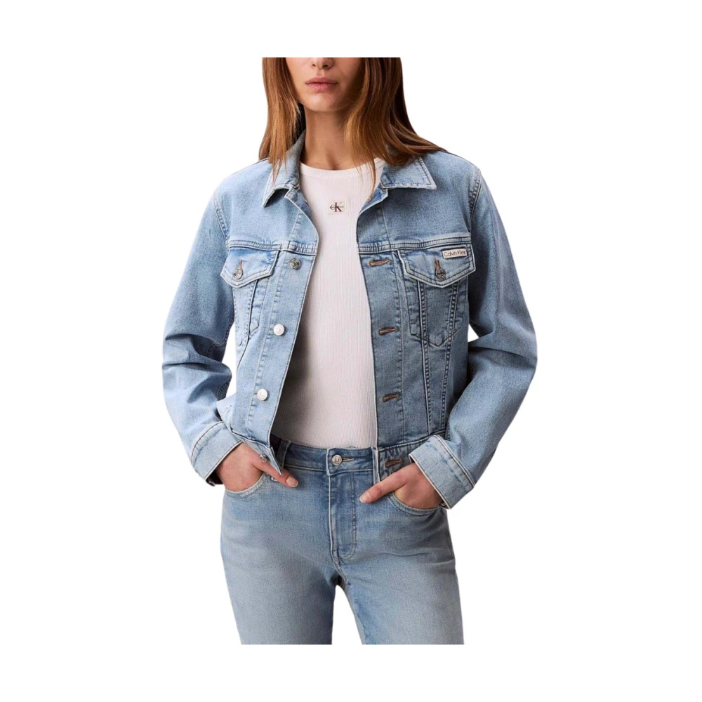 Calvin Klein Jeans Donna Blu Giacche, S, New,