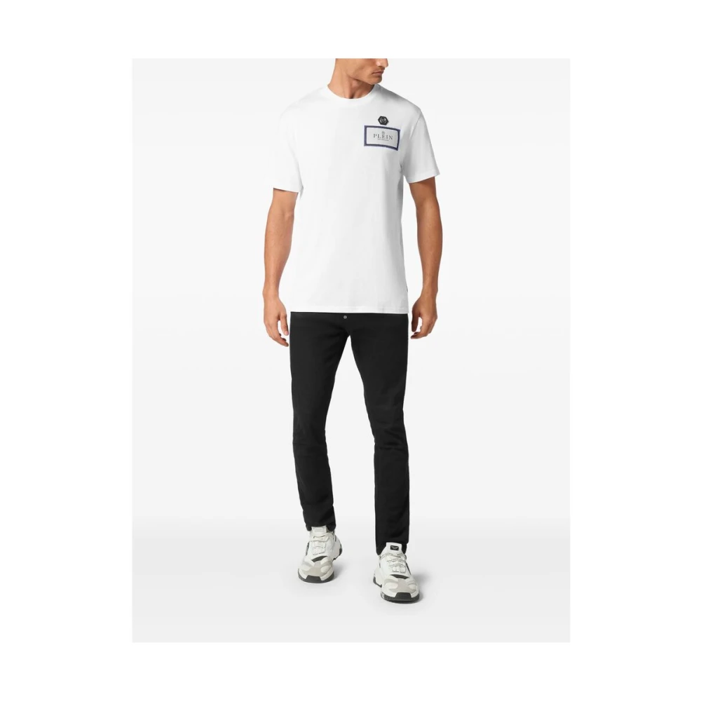 Philipp Plein Stijlvol T-shirt Mtk8133 Pjy002N 01 White Heren