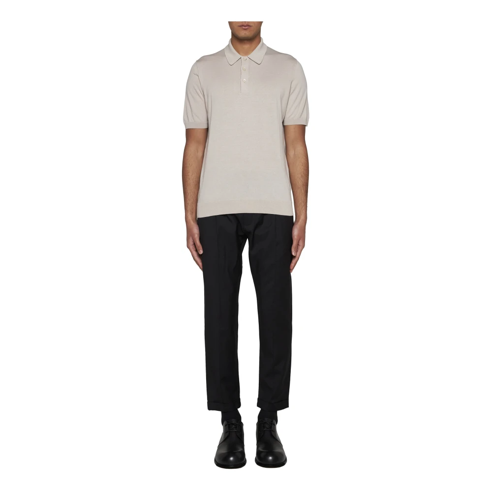 D4.0 Beige T-shirts en Polos Beige Heren