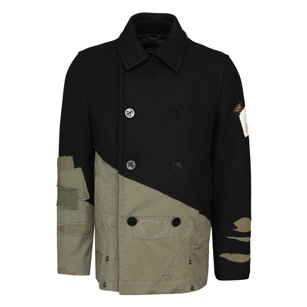 PAUL & SHARK Dubbelbreasted wollen jas Multicolor Heren