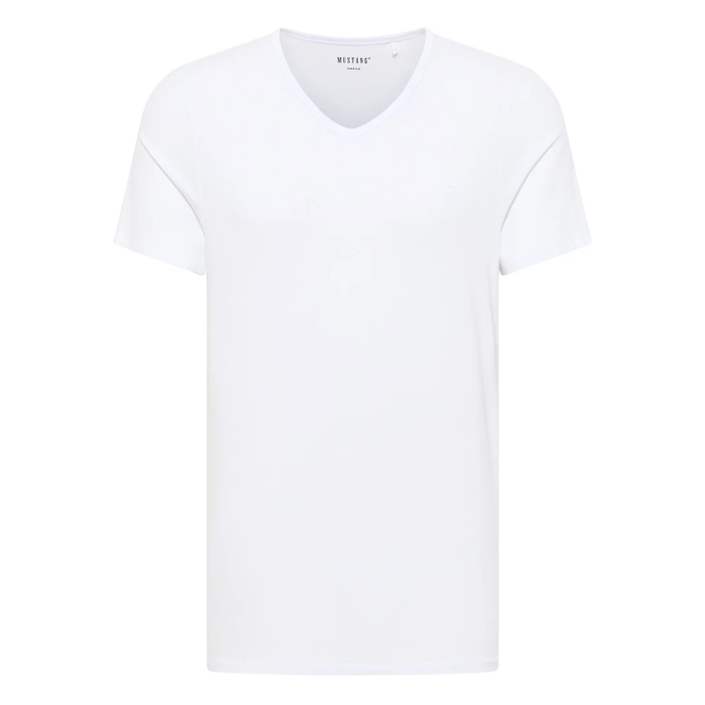 mustang Amado 2-Pack Korte Mouw T-shirt White Heren