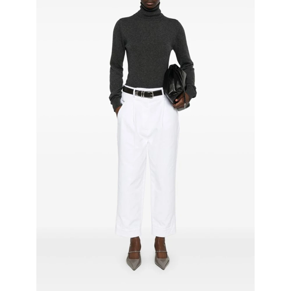 Ermanno Scervino Grijze Gebreide Turtleneck Sweater Gray Dames
