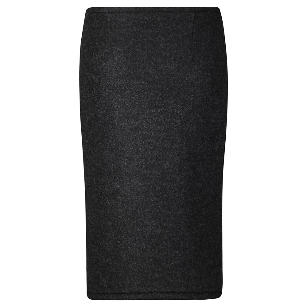 Victoria Beckham Gewatteerde Tube Rok Black Dames