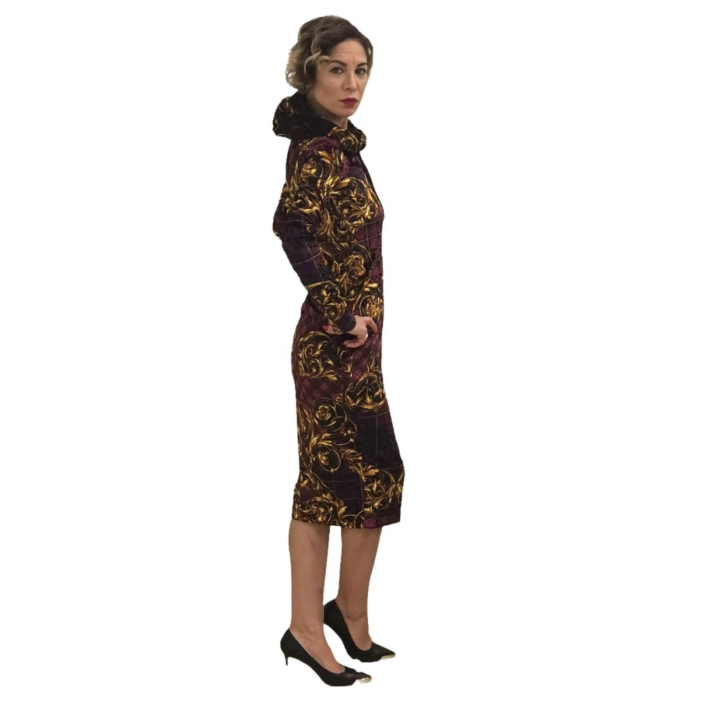 Versace Jeans Couture Knielange jurk Multicolor Dames
