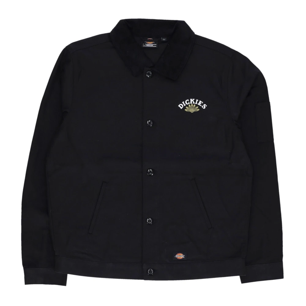 Dickies Zwarte Herenjas Lichtgewicht Stijlvol Black Heren