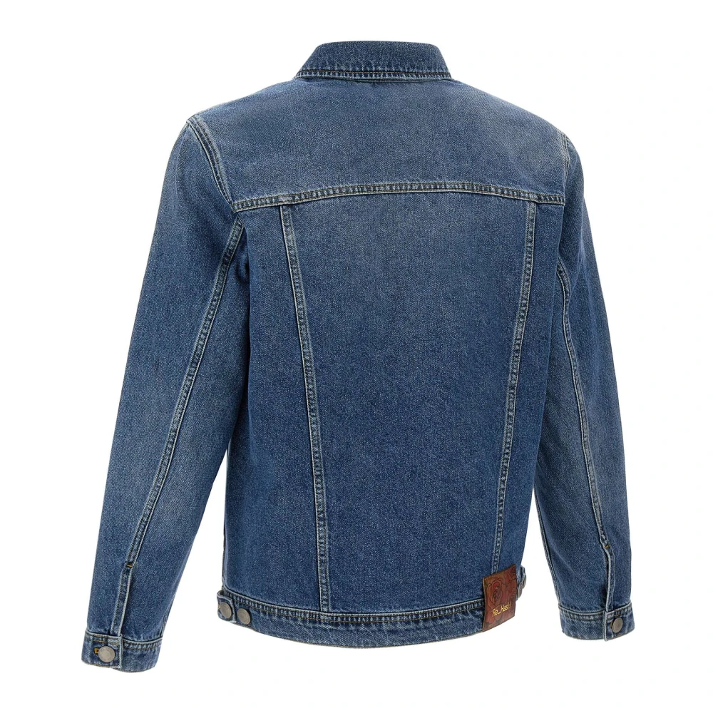 Re-Hash Denim Jack Blauw Tijdloos Ontwerp Blue Heren