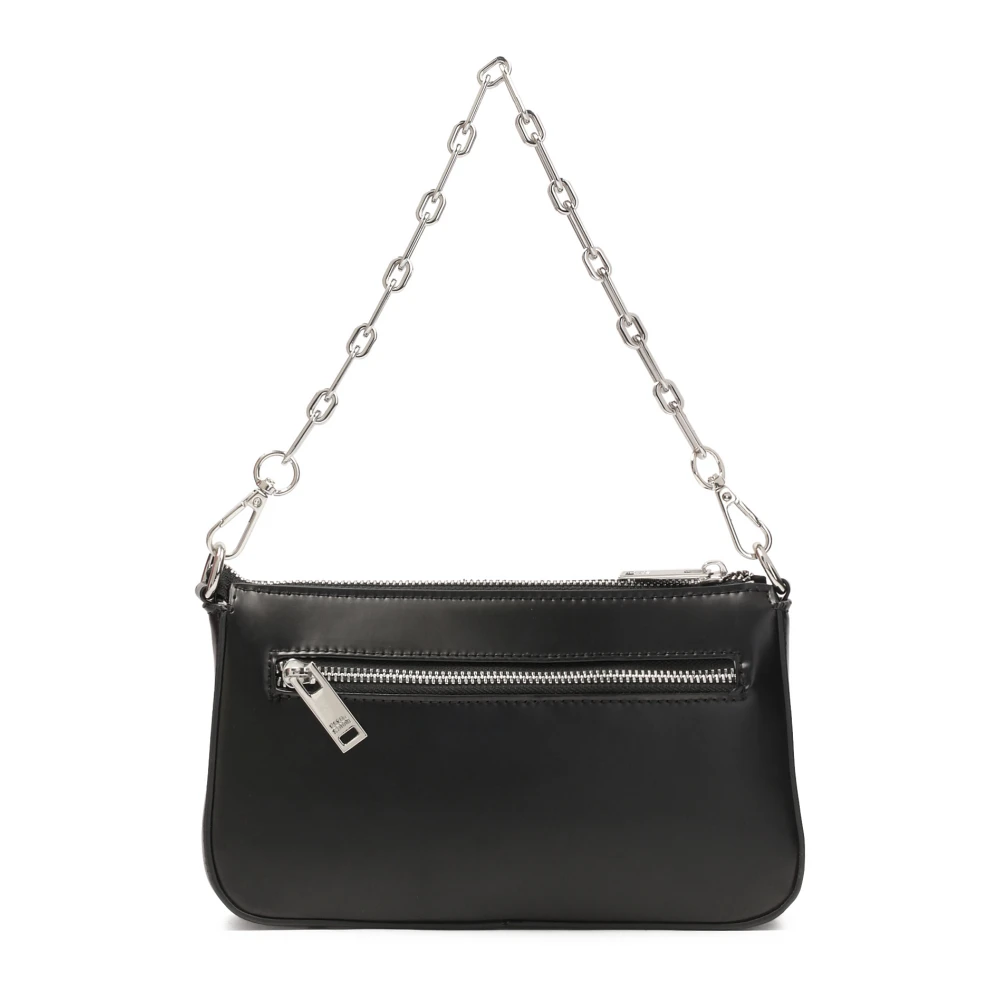 Kazar Studio Zwarte handtas met twee banden Black Dames
