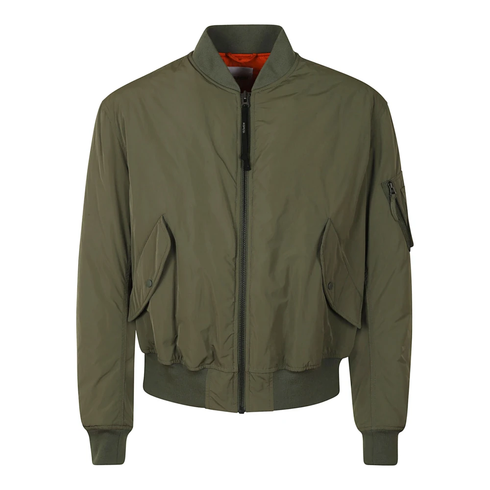 Aspesi Gewatteerd Bomberjack Green Heren