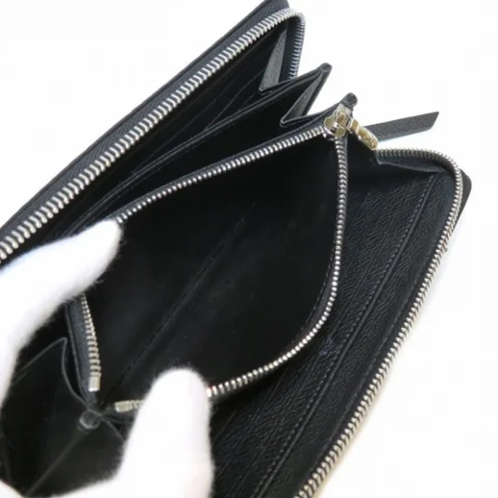 Louis Vuitton Vintage Pre-owned Leather wallets Black Dames