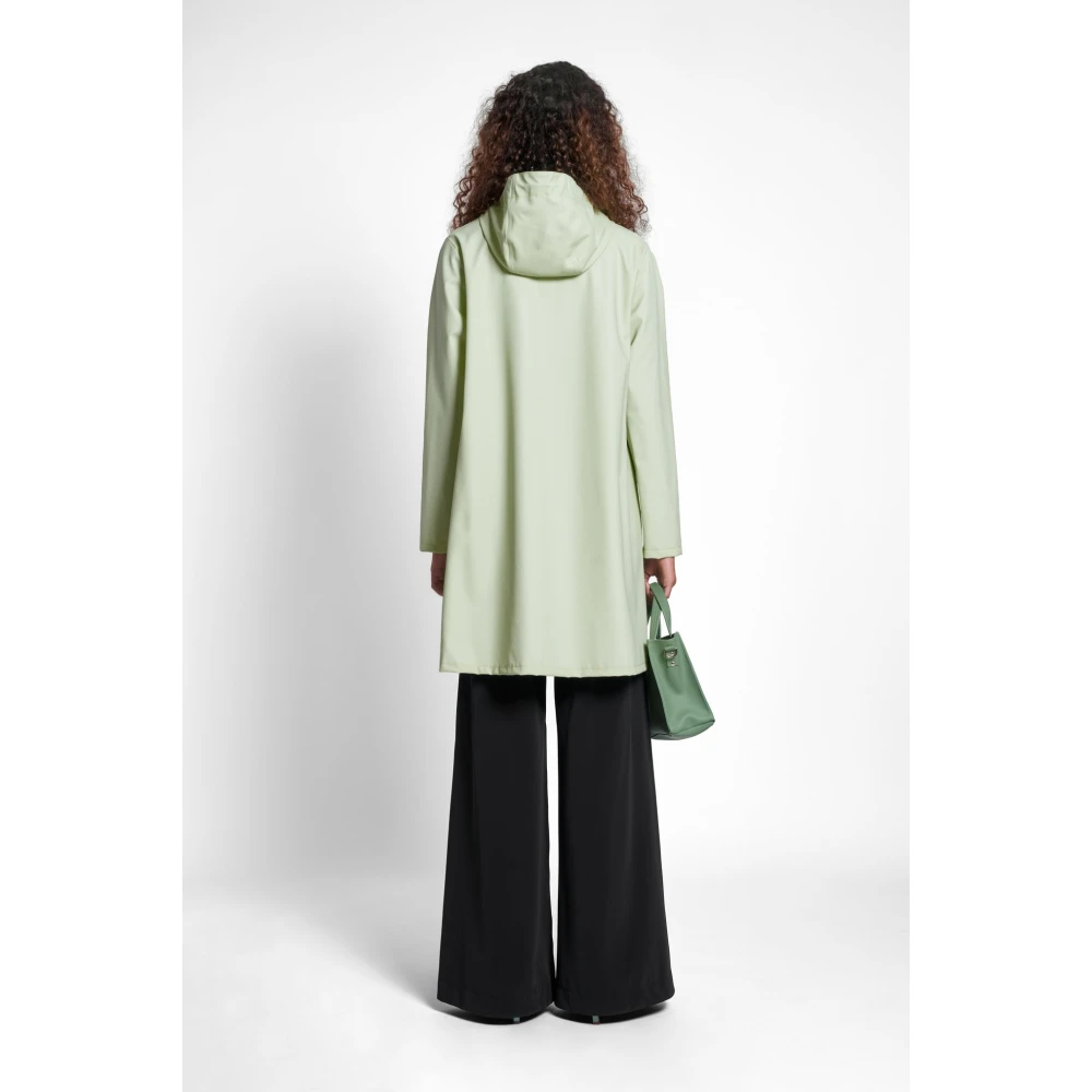 Stutterheim Lichtgewicht rits regenjas Green Dames