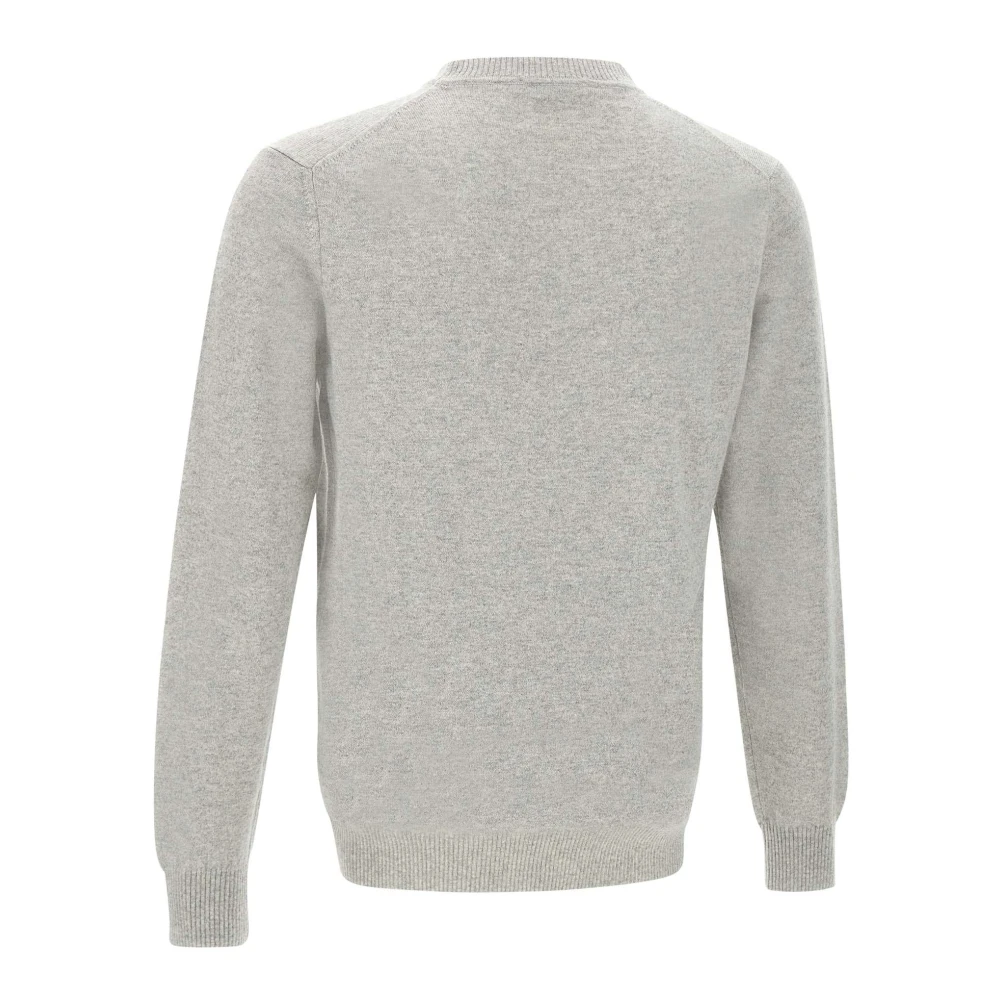 Kangra Wol & Kasjmier Trui Parel Grijs Gray Heren
