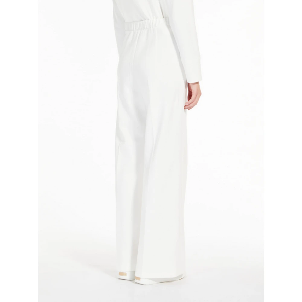 Max Mara Wijde Broek White Dames