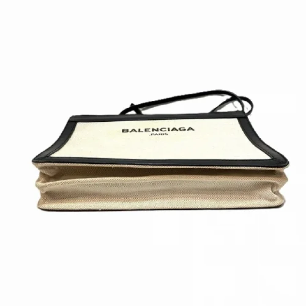 Balenciaga Vintage Pre-owned Canvas balenciaga-bags White Dames
