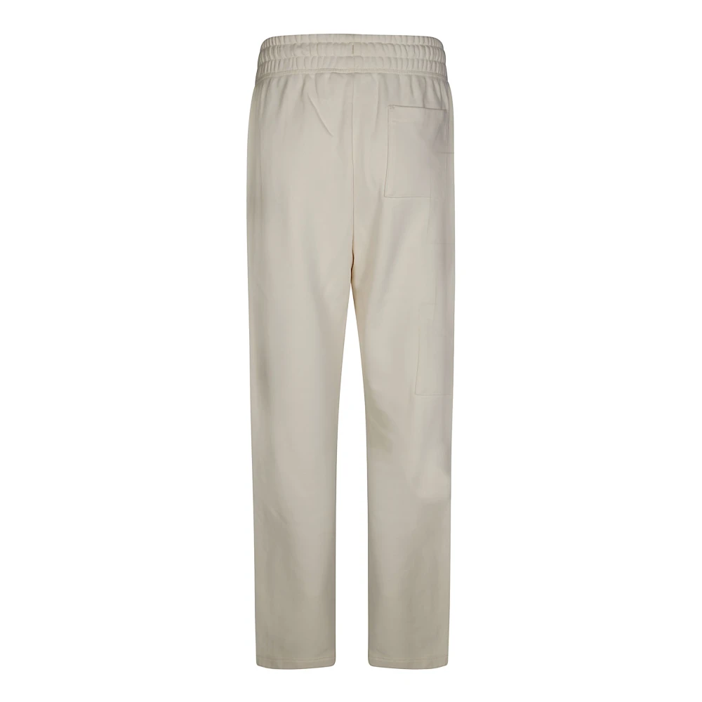Maison Kitsuné Vos Patch Jogger Broek Beige Dames