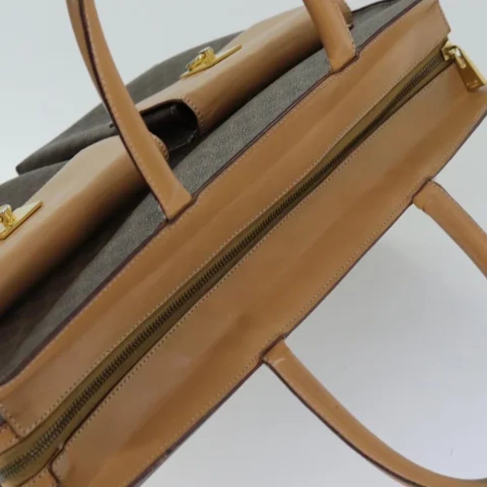 Celine Vintage Pre-owned Leather totes Brown Dames