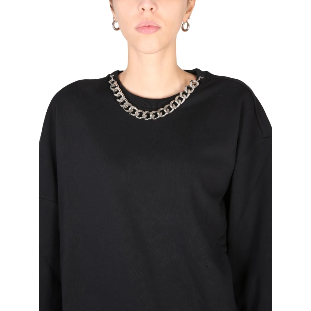 Stella Mccartney Sweatshirt met kettingdetail Black Dames