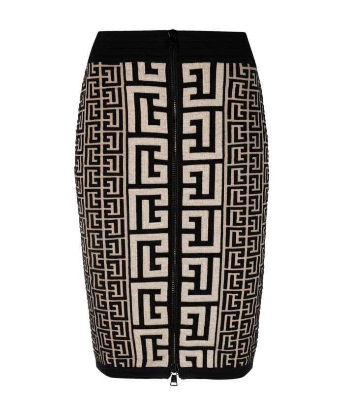 jupe-midi-en-tricot-intarsia-noir-beige