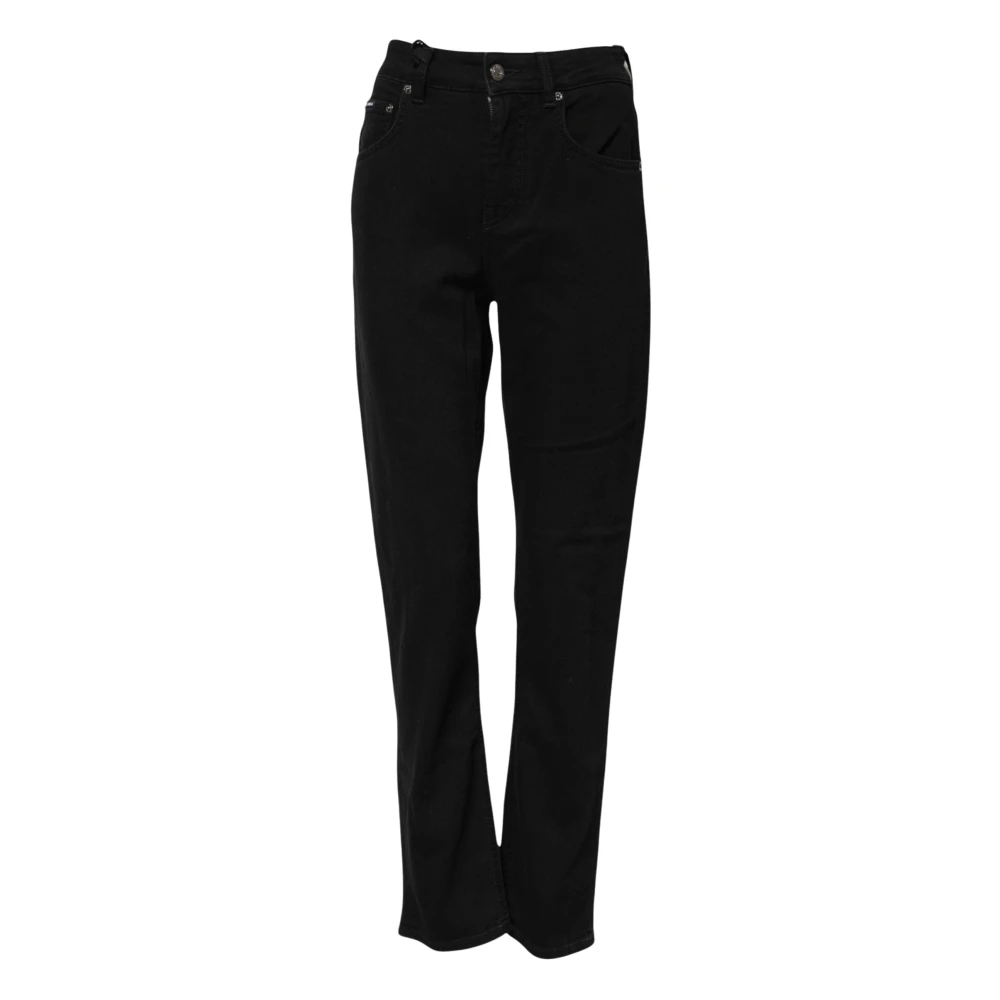 Dolce & Gabbana Black Boyfriend Cotton Stretch Denim Jeans - IT42|M - Image 2