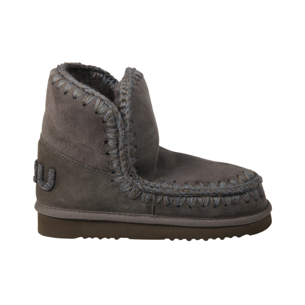 Mou Women's Green Winter Boots, 8 Uk, Eskimo 18 Glitter Logo Boot