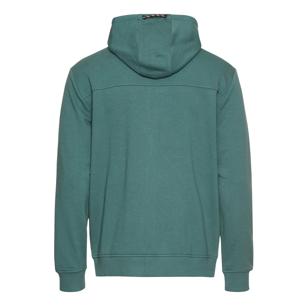 camel active Hoodie met rits Green Heren