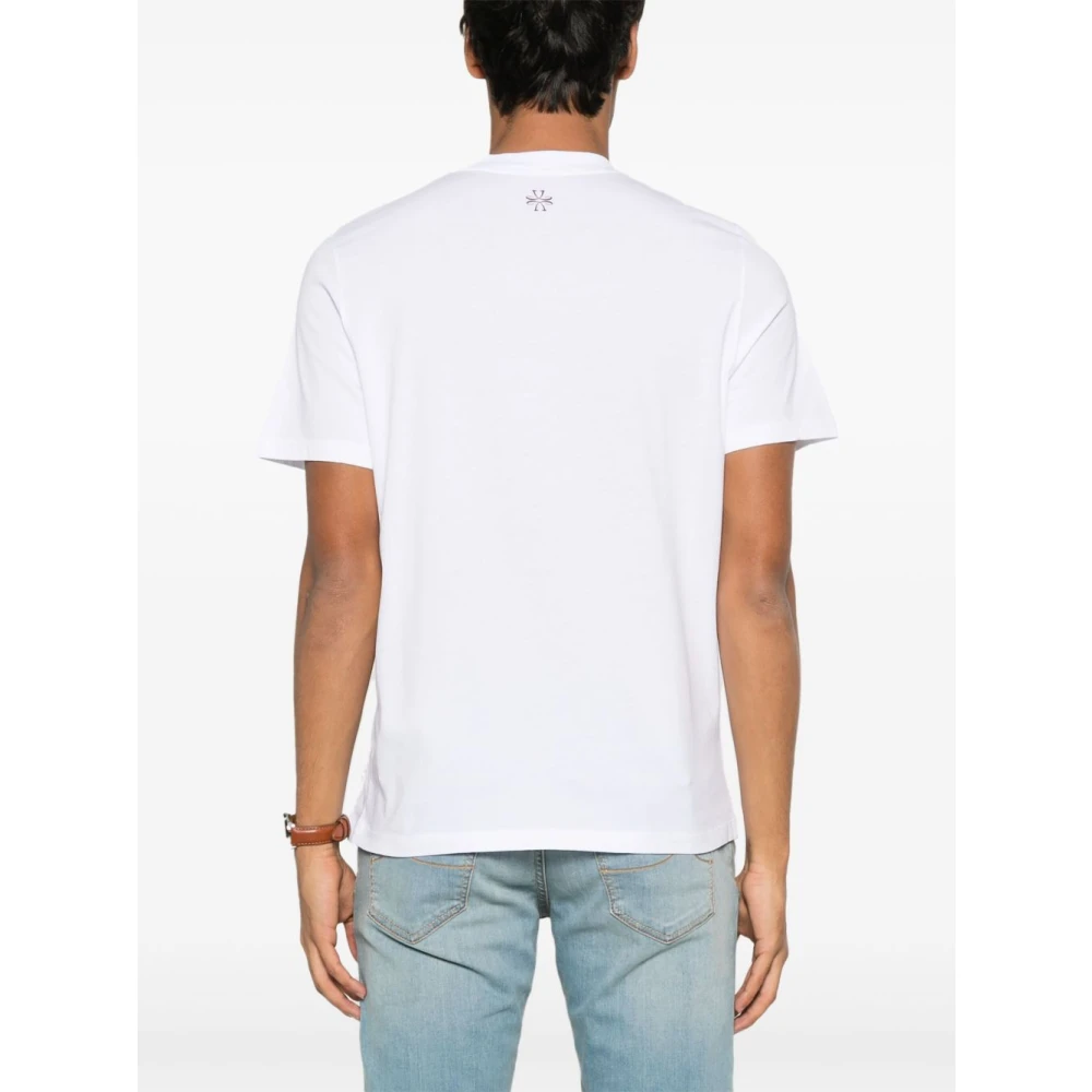 Jacob Cohën Witte T-shirts en Polos White Heren