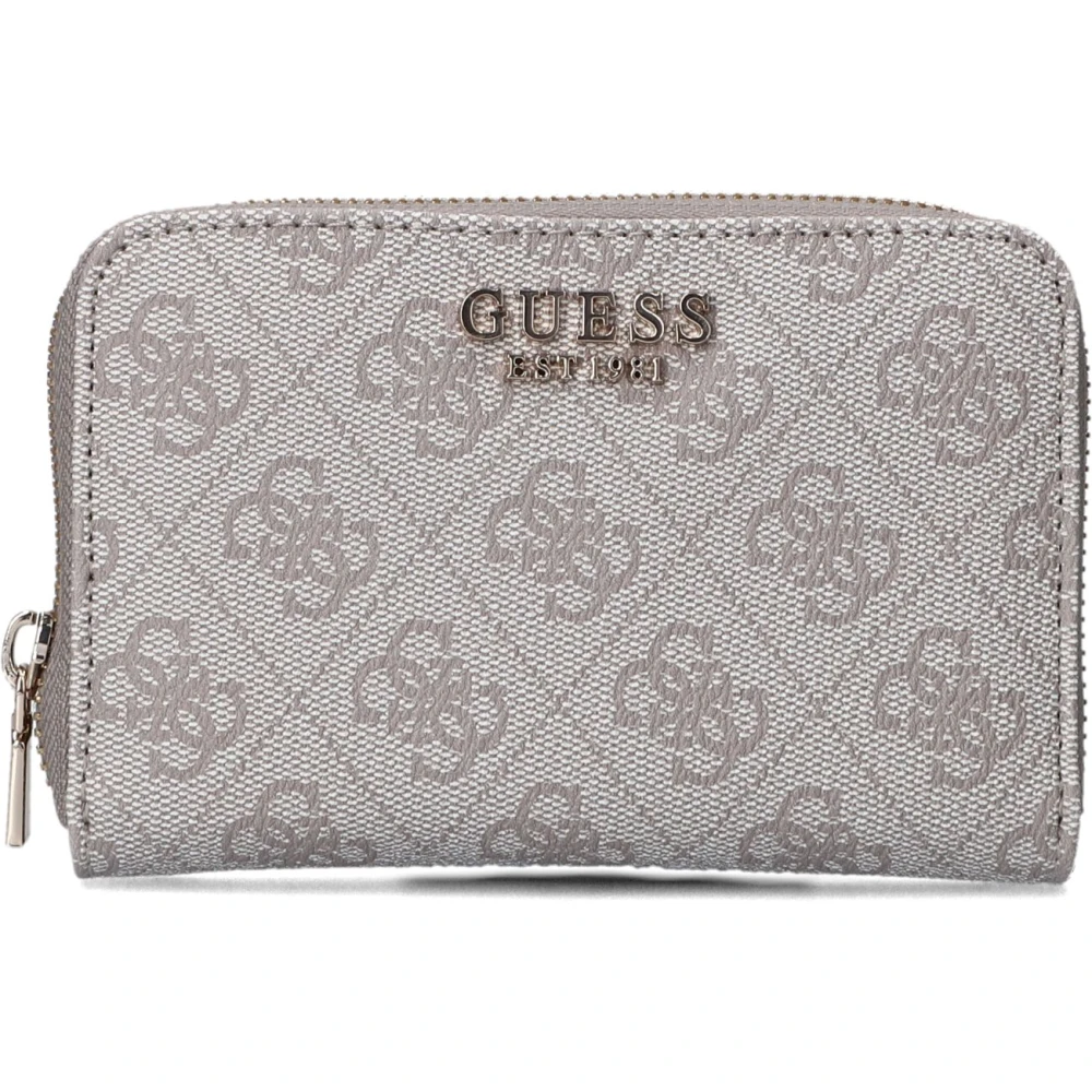 Guess Elegante Taupe Ritsportemonnee Gray Dames