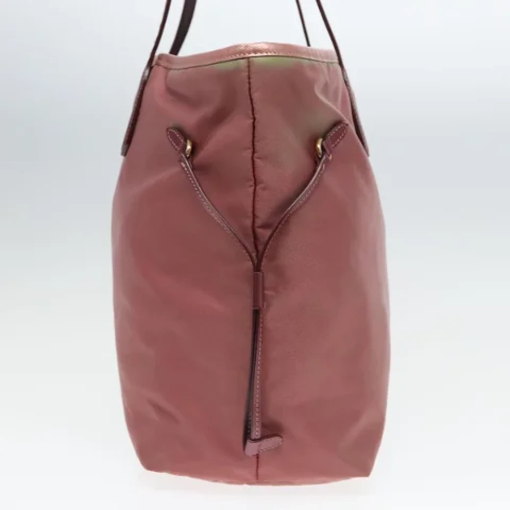 Prada Vintage Pre-owned Nylon prada-bags Pink Dames