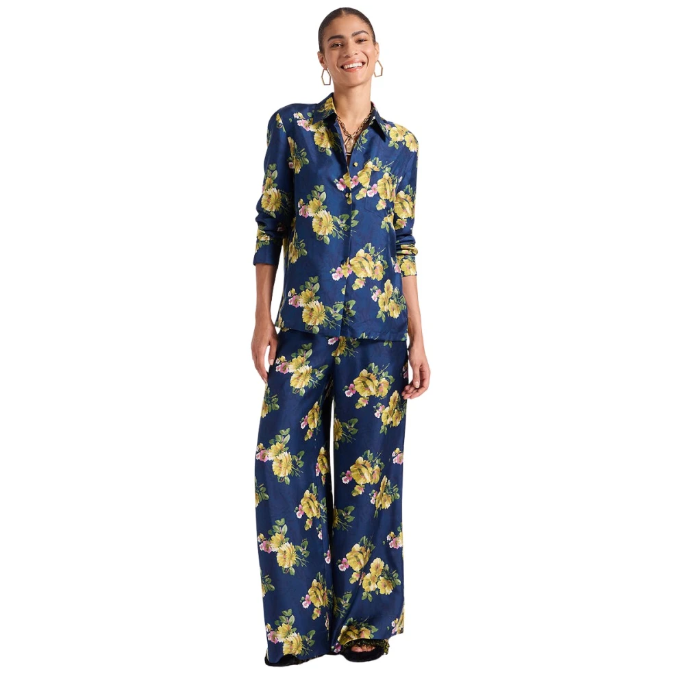 La Doublej Donna Multicolor - Pantaloni Palazzo - Trousers - E - Xs
