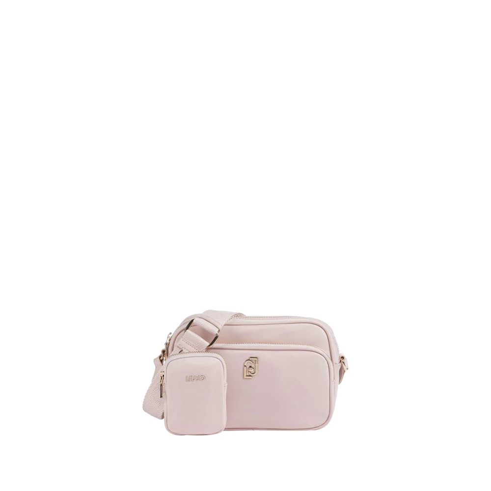Liu Jo Roze Schoudertas met Gouden Details Pink Dames