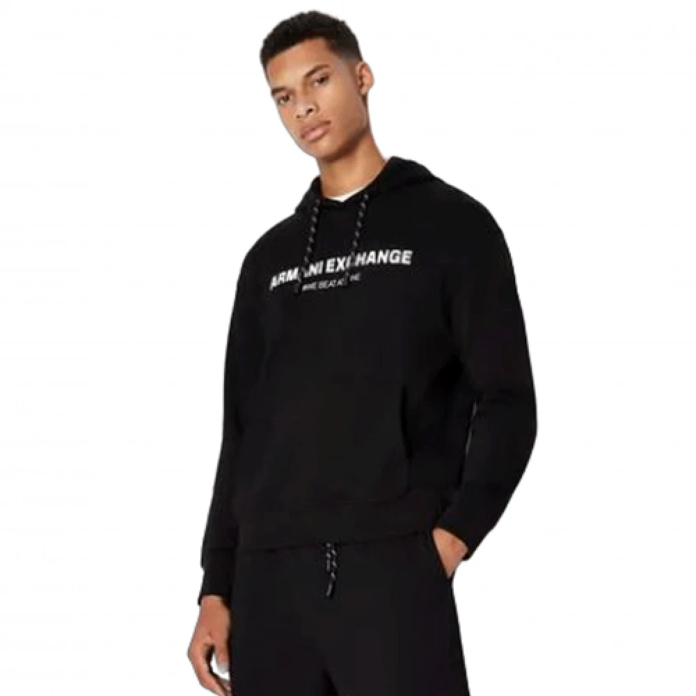 Armani Exchange Zwarte Heren Sweatshirt Black Heren