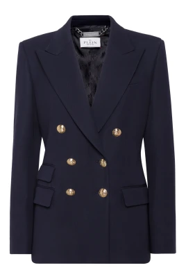 Marine Fit Double-Breasted Blazer Teddy