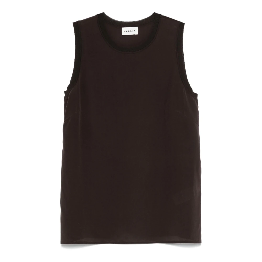 Tops > Sleeveless Tops - - P.a.r.o.s.h. - Modalova