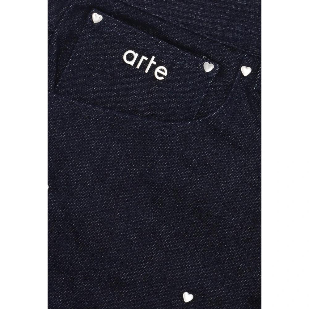 Arte Antwerp Heart Denim Jeans Blue Dames
