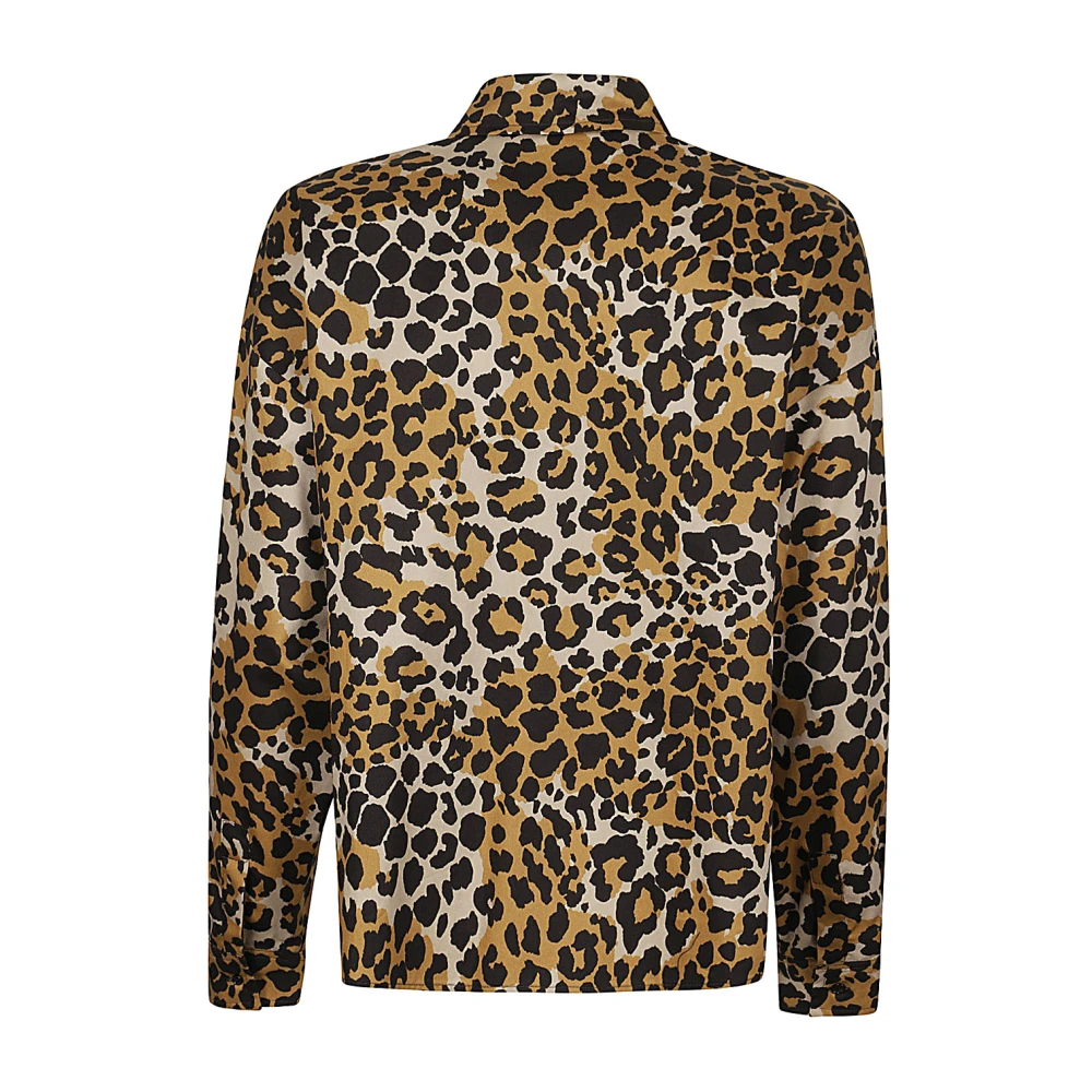 Max Mara Weekend Leopard Print Crop Shirt Multicolor Dames