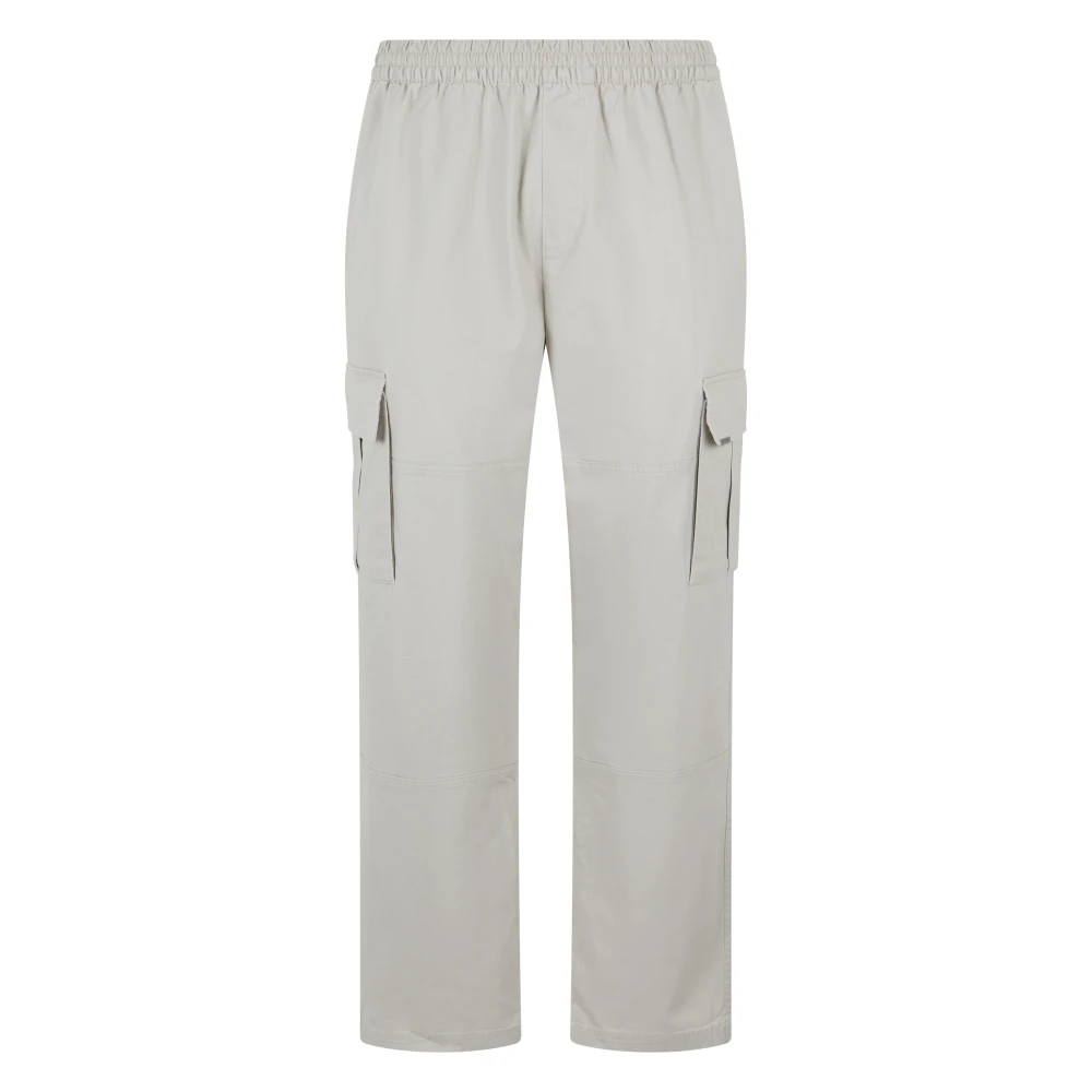 Represent Men's Gray Cotton Cargo Pants
