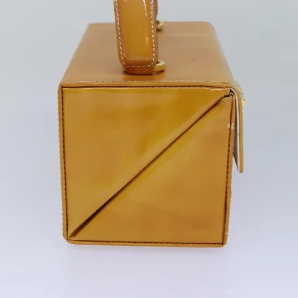 Salvatore Ferragamo Pre-owned Leather handbags Yellow Dames