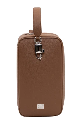 Borsa a mano Lock in pelle di vitello