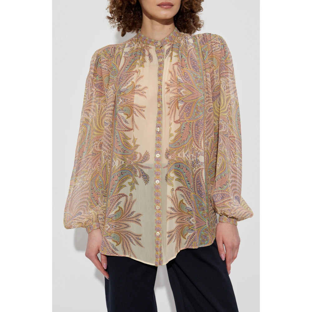 ETRO Zijden overhemd Multicolor Dames
