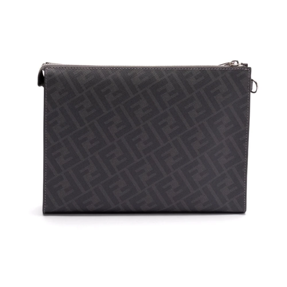 Fendi Grijze Stijlvolle Tassen Gray Heren