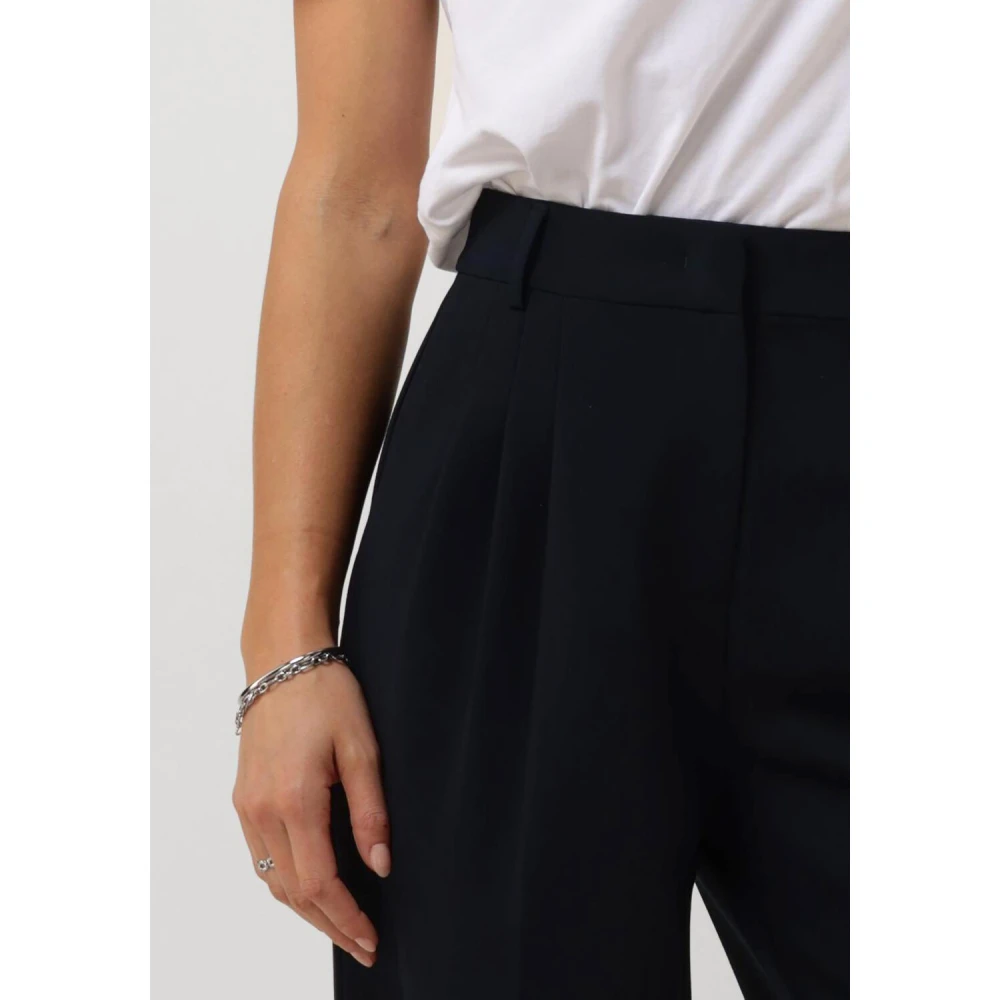 Co'Couture Pleat Pant voor stijlvolle vrouwen Blue Dames