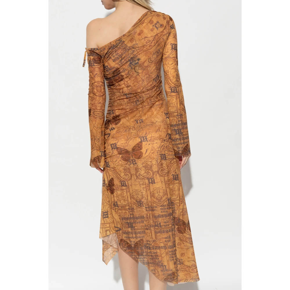 Misbhv Gedrukte jurk Brown Dames
