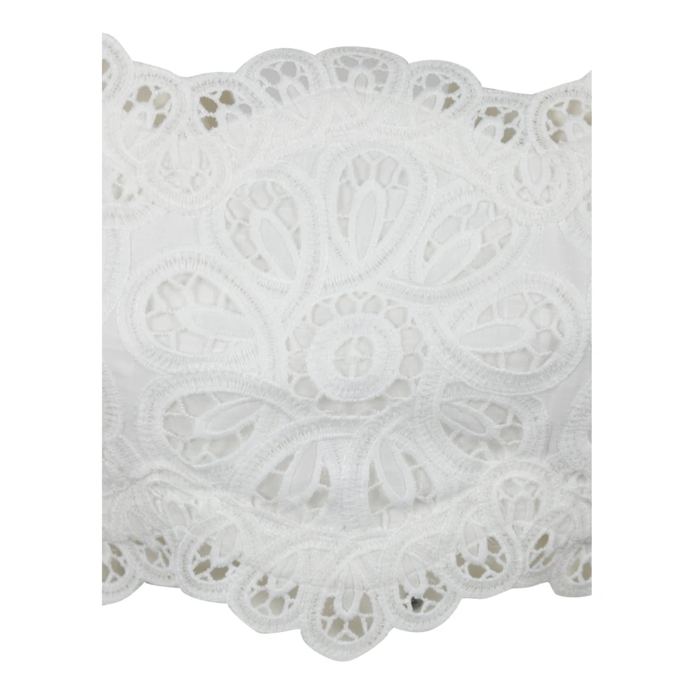 Zimmermann Witte Geborduurde Top Ottie Bodice White Dames