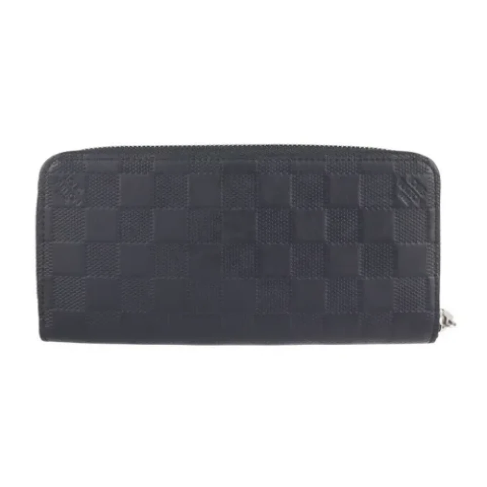 Louis Vuitton Vintage Pre-owned Leather wallets Black Dames
