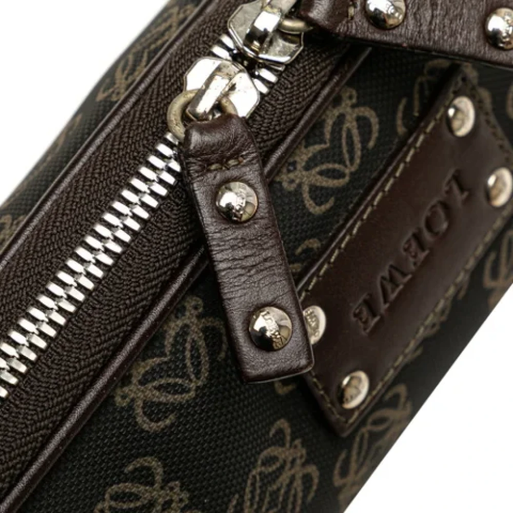 Loewe Pre-owned Canvas handbags Black Dames