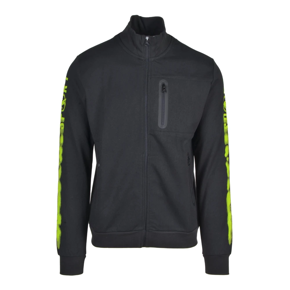 Bikkembergs Katoen Elastaan Stijlvolle Top Black Heren