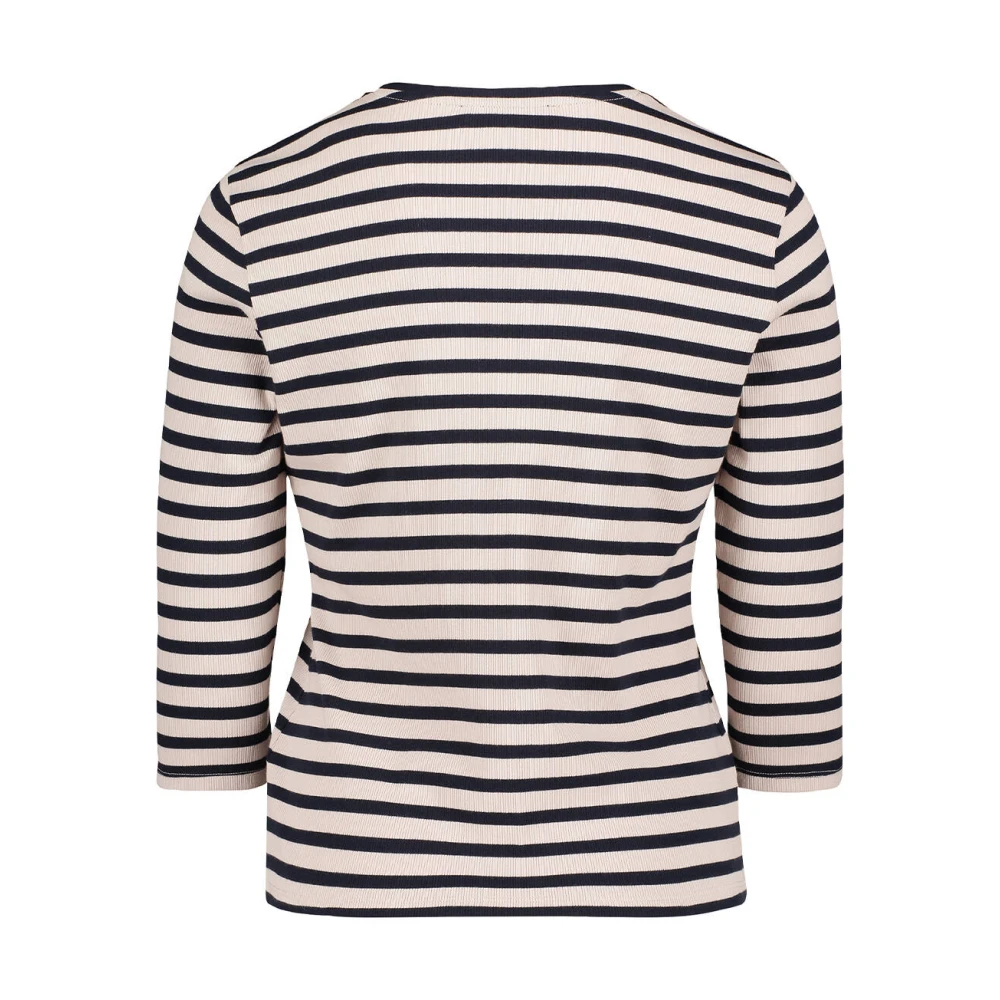 Betty Barclay Korte Mouw Jas Shirt Beige Dames